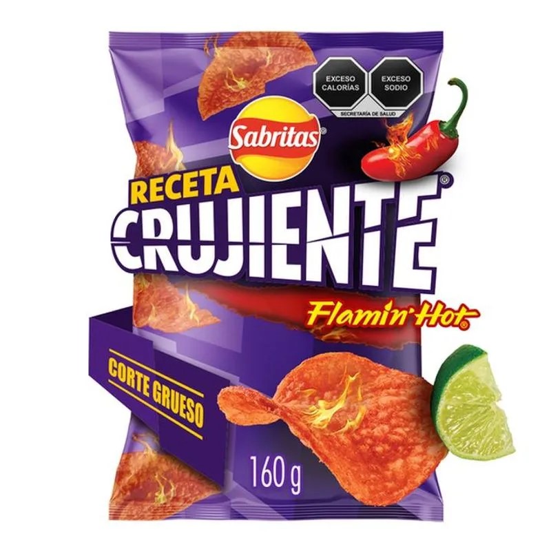 Sabritas Receta Crujiente Flamin Hot